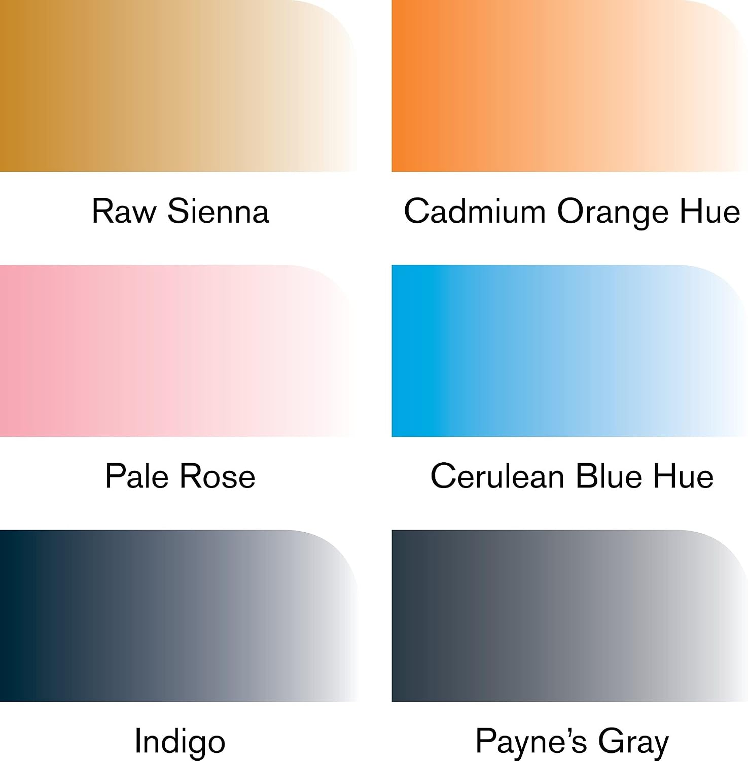 Winsor & Newton : Watercolour Marker : Set of 6 Skyscape Tones, Multicolour, 6 count (Pack of 1) - Image 3