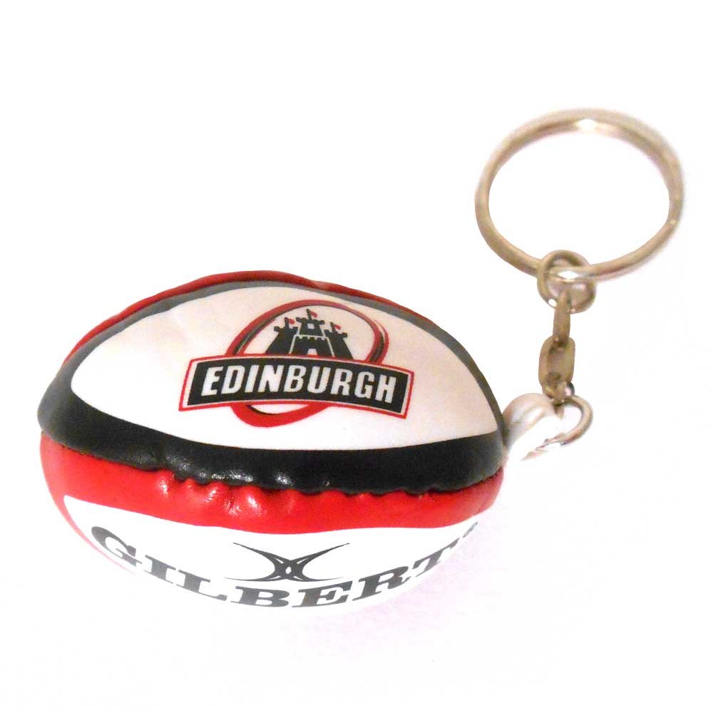 Gilbert edinburgh rugby ball key ring