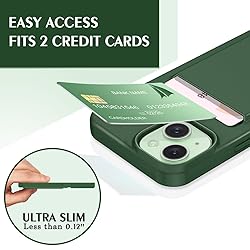Petocase for iPhone 15 Wallet Case Card Holder Slot