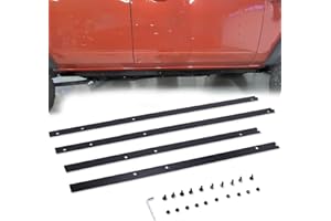 Broaddict Pinch Weld Cover Fit for Ford Bronco 4 Door 2021 2022 2023 2024 2025 Trail Armor Rocker Guard Made of Aluminum