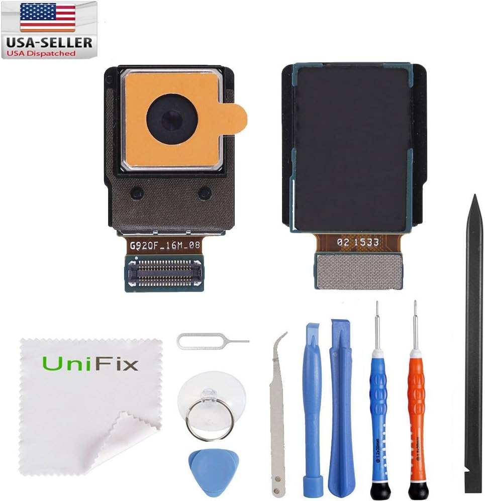 Unifix-Rear Facing Back Camera Flex Cable Replacement for Samsung Galaxy Note 5 N920A N920F N920T N920P N920V N920R4 + Toolkit