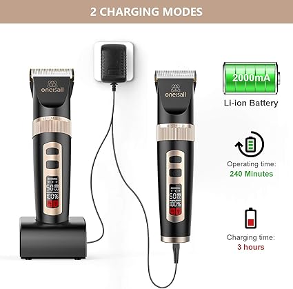 oneisall professional heavy duty dog clippers