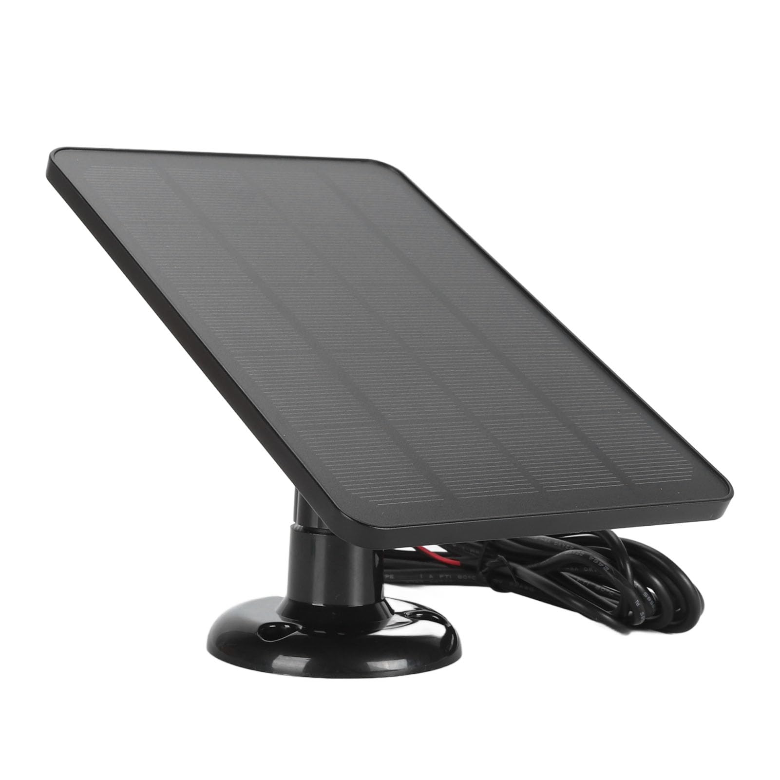 Solar Panel, Doorbell Solar Panel P66, 600mA 10W Doorbell Solar Charger with 9.8ft Charging Cable and 360° Adjustable Mount for Doorbell Camera (CSP4W-U-B)