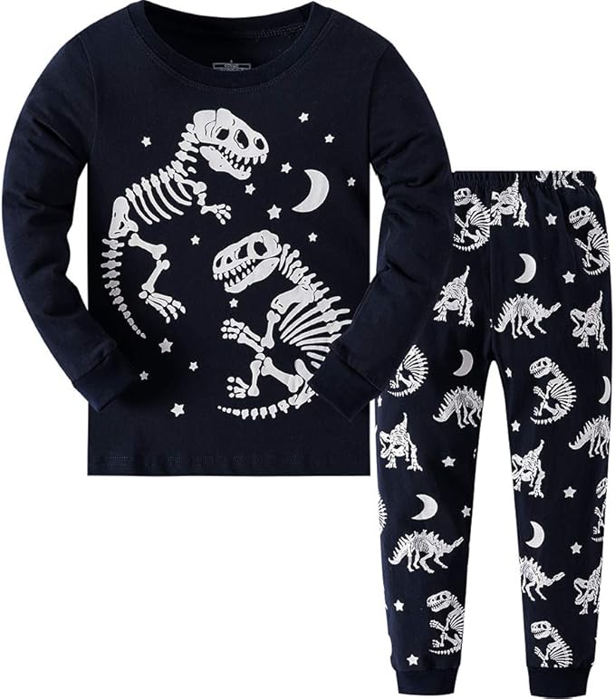 Little Boys Pyjamas Set Dinosaur Toddler Kids PJS Sets Christmas Long