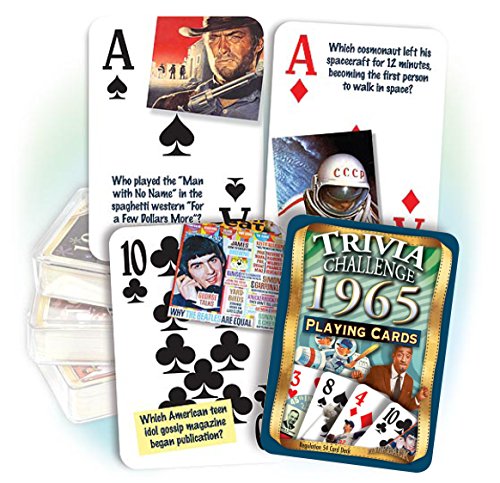 1965 Flickback Trivia Playing Cards: Great Birthday
