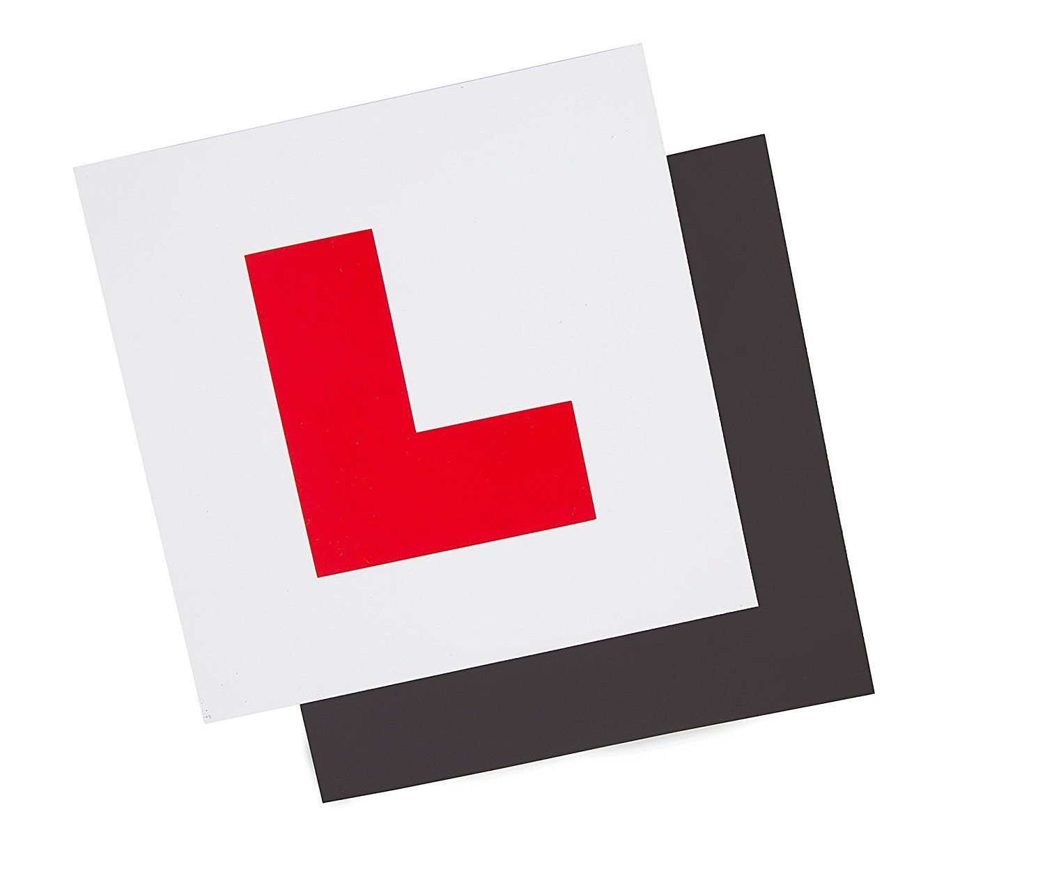 Fully Plates 2 Pack, Extra Strong Stick On New Drivers DVSA