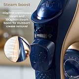 Tower T22008BLG CeraGlide Cordless Steam Iron Ceramic Soleplate Blue Rose Gold view 6