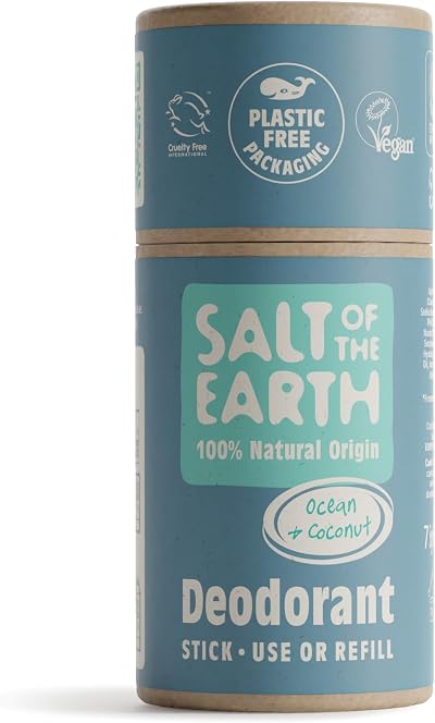 Salt Of The Earth Natural Deodorant Stick Ocean & Coconut 75g Refillable