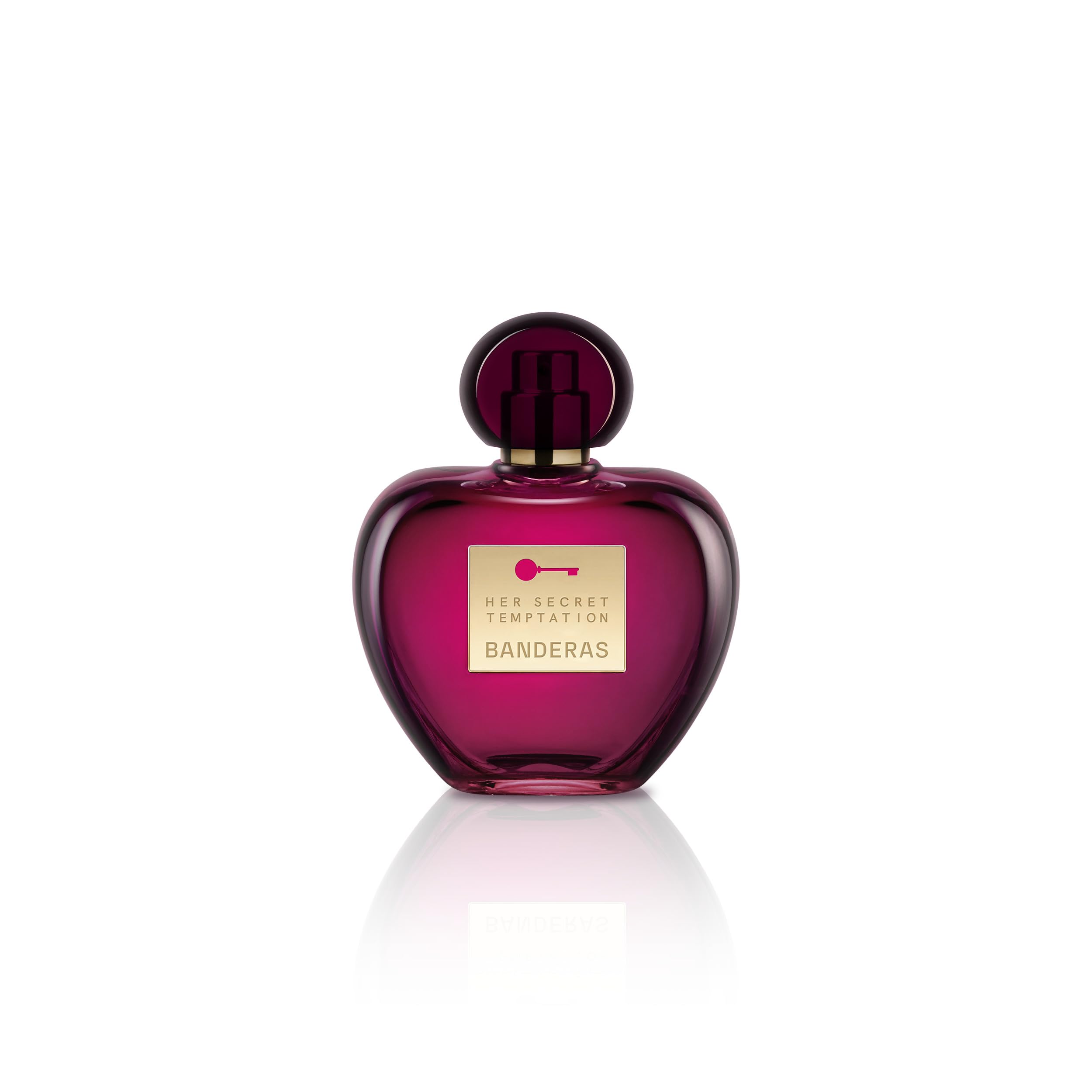 Banderas Perfumes - Her Secret Temptation - Eau de Toilette for Women - Romantic, Charming and Femenine Fragance - Oriental and Sweet Notes - Ideal for Day Wear - 80 ml