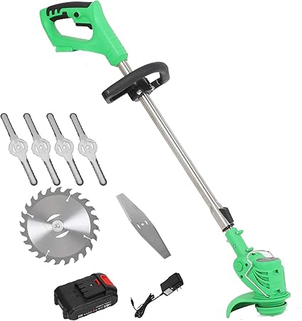 corded grass trimmer with blades