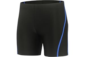 Xioker Boy Square Legs Swim Jammer with UPF50+,Youth Boy Jammer Swimming Shorts for Training