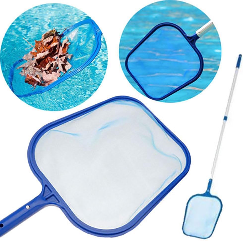 WFZ17 Mesh Skimmer Handheld Pond Leaf Rake Net Swimming Pool Spa Leaves Cleaning Tool