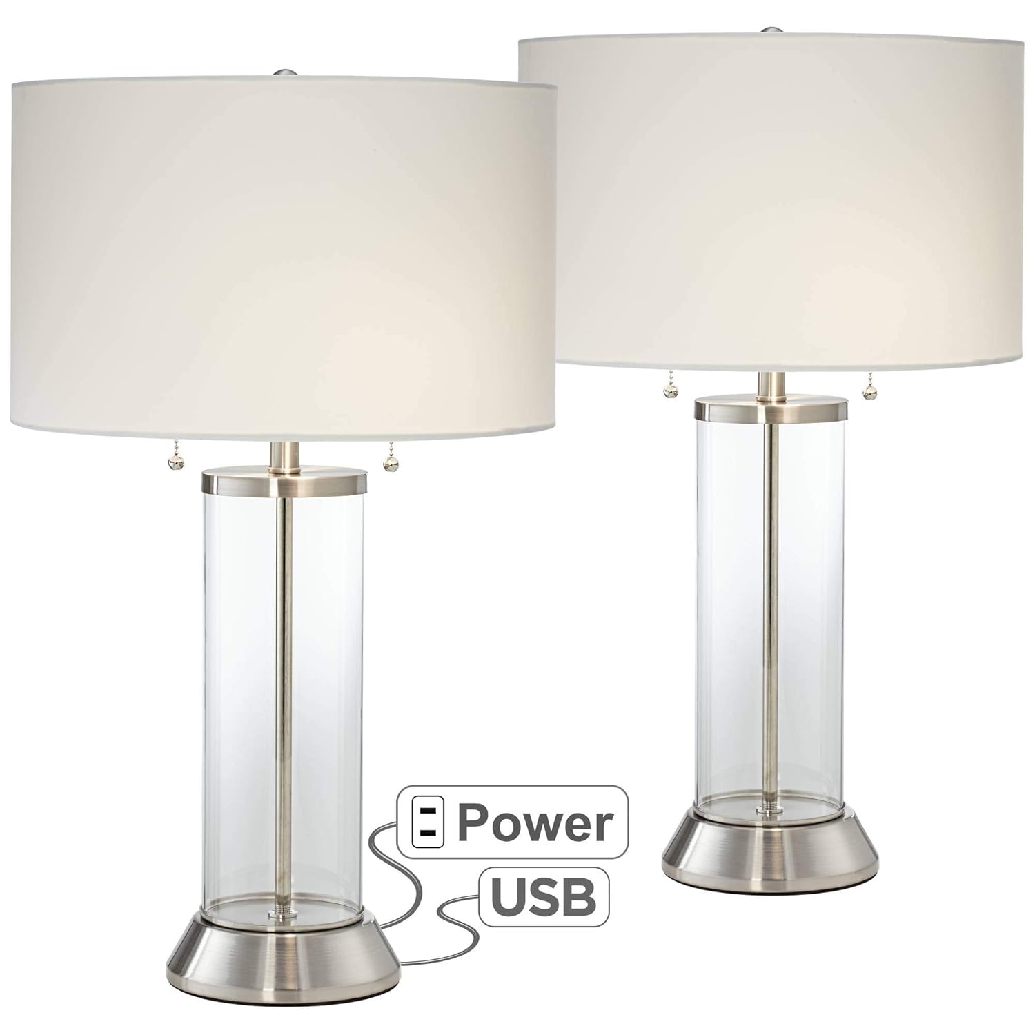 Best Glass Table Lamps Livingroom