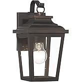 Minka Lavery The Great Outdoors Irvington Manor 1 Light Wall Mount in Chelesa Bronze Finish with Clear Glass