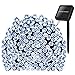 ADDLON Outdoor Lights 72ft 200 LED,Solar String Fairy Lights for Outdoor,Indoor Holiday Decorations,Outside Fairy Starry Lights for Garden, Patio, Party, Waterproof(Cool White)