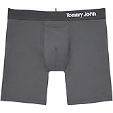 Tommy John Men’s Trunk 6" Underwear - Supima Cool Cotton Boxers with Supportive Contour Pouch - Cool, Dry Pima Cotton Blend