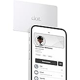 dot. Card - Digital Business Card - Tap Compatible with iPhone & Android (White)