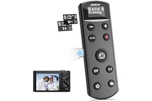 Remote Control for Sony Camera,USB-C Rechargeable Wireless Shutter Release with OLED Screen for ZV-1, ZV-E10,ZV-1F, A6100, A6