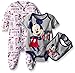 Disney Baby Mickey Mouse 3 Piece Layette Set, White, 0-3 Months