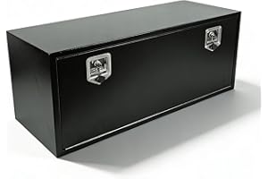 48 Inch Underbody Truck Tool Box, 48"x 18"x 18" Under Body Tool Box For Storage, Heavy Duty Steel Toolbox Storage Organizer w