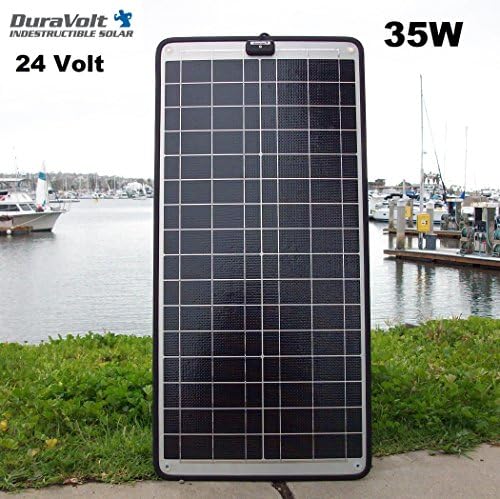 !! NEW for 2017 !! - 24 Volt solar charger - 35.0 Watt 24V 1A Solar Charger - Plug &amp; Play - for Boats