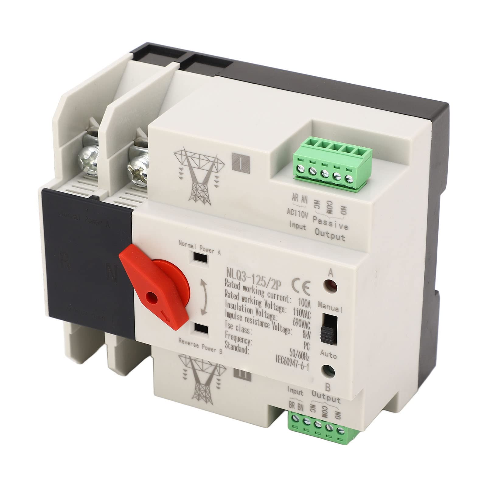 Hilitand AC110V 100A Power Automatic Transfer