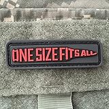 One Size Fits All Morale Patch - PVC Morale Patch, Velcro Morale Patch (1 Pack)