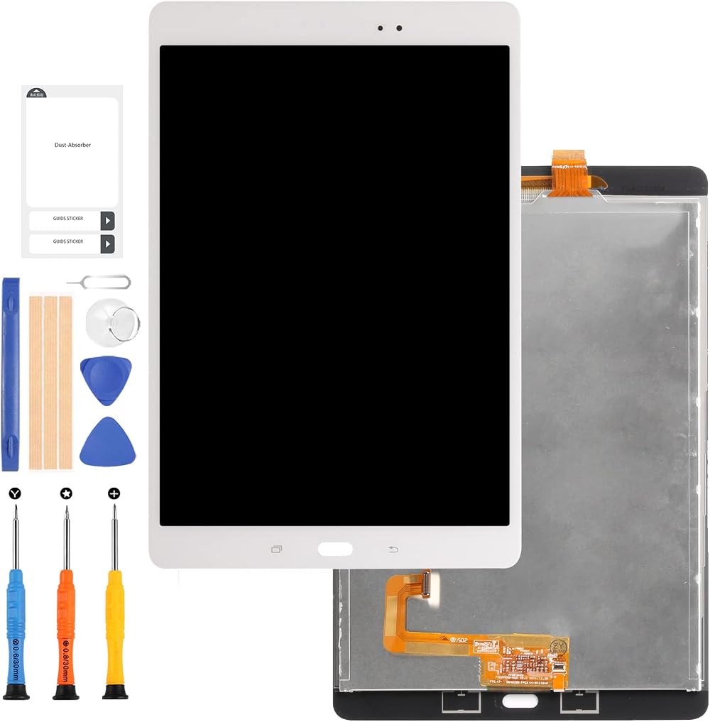 LADYSON White LCD Display Screen for Samsung Galaxy Tab A 9.7 P550 SM-P555 P550N