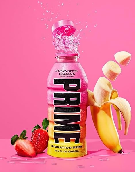 PRIME, HYDRATION STRAWBERRY BANANA, 16 OUNCE