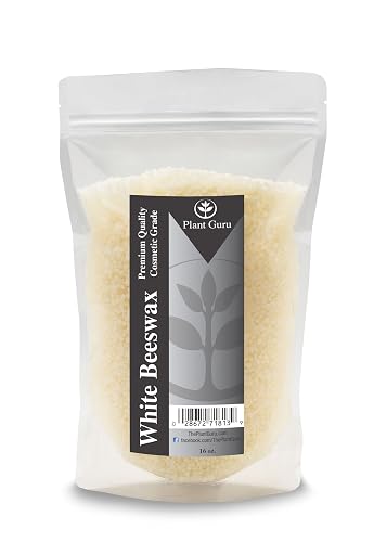 White Beeswax Pellets 16 oz / 1 lb 100% Pure And Natural Triple ...