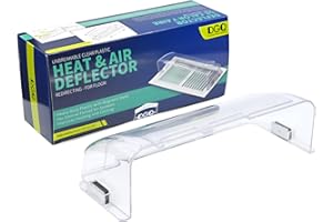 DGQ Unbreakable Air Deflector 8" to 12" Adjustable Heat and Air Vent Deflector Magnetic for Floor Registers, Also Work for Vents, Sidewall, and Ceiling Registers