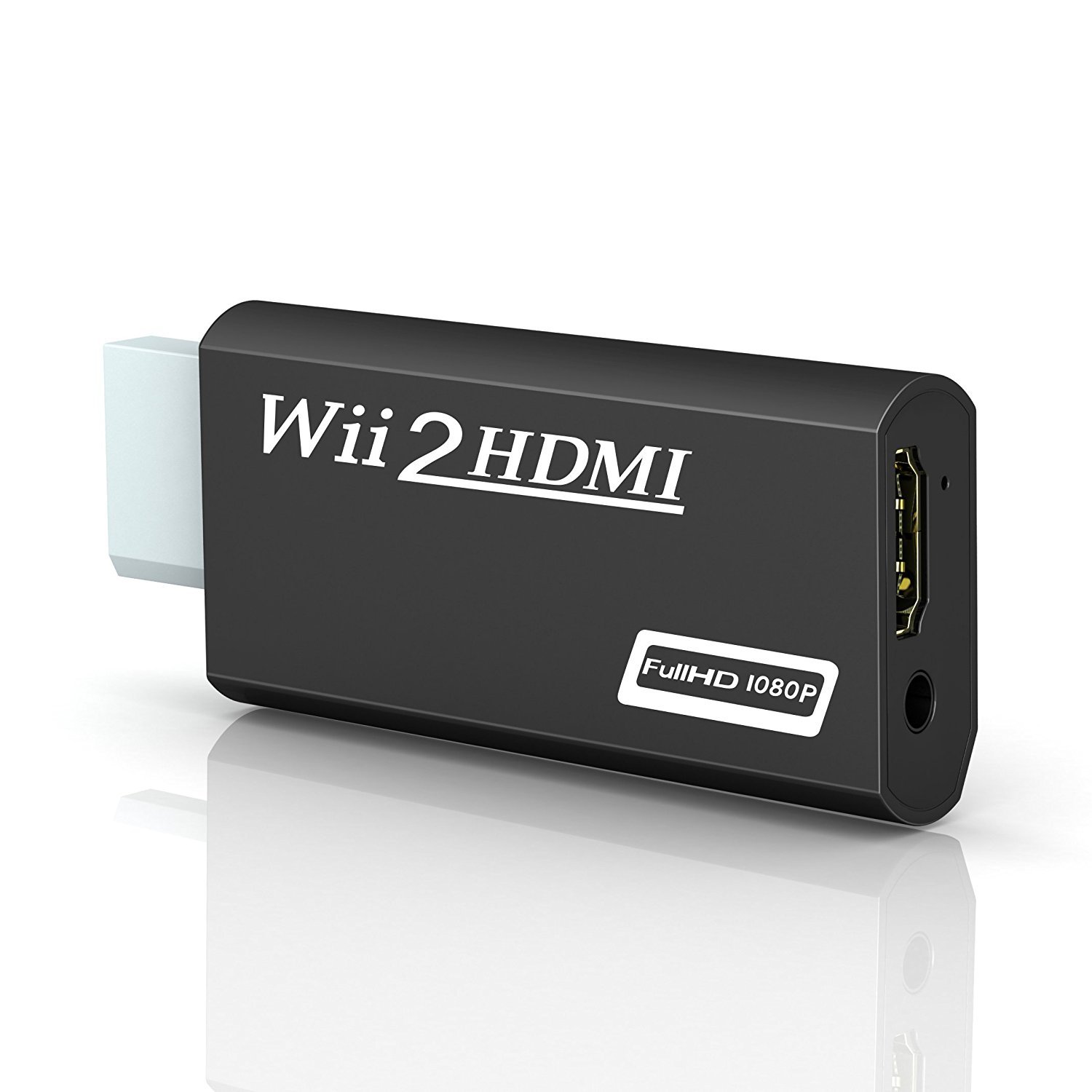 Wii to HDMI Adapter, GANA Wii to HDMI Converter Connector with 1080p/720p Video Output and 3.5mm