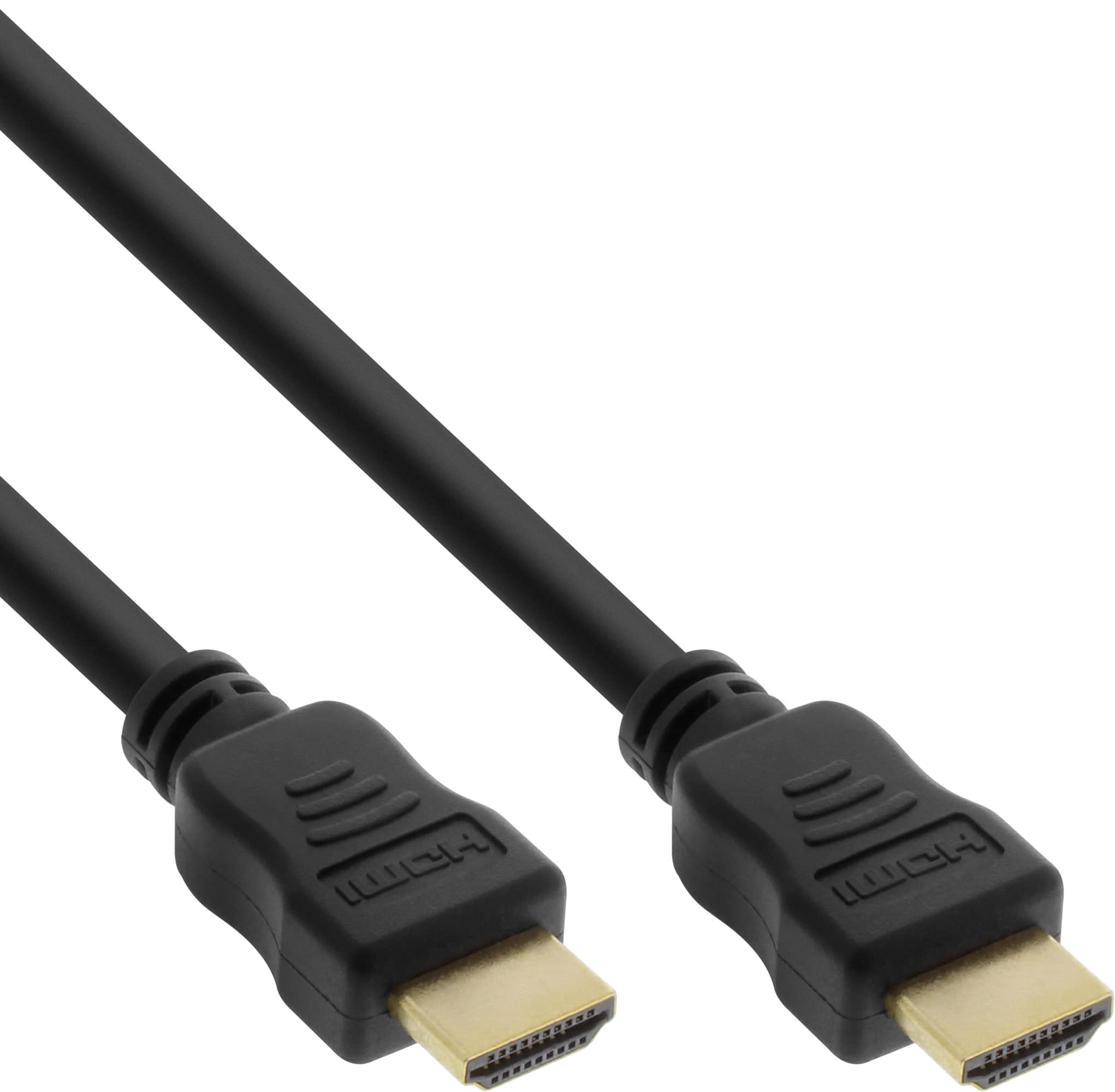 InLine HDMI High Speed with Ethernet Cable, Premium, 4 K2K, Male to Male/1.5 m/Black/Gold