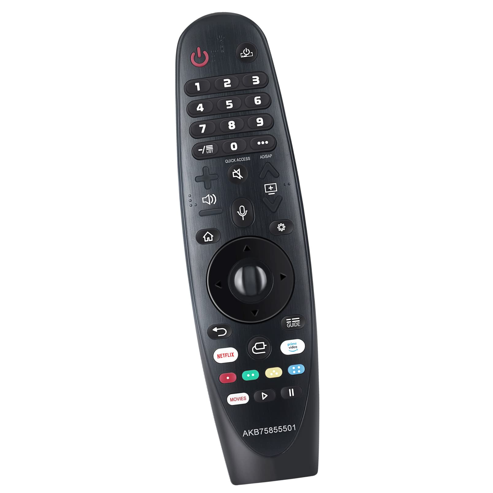 ALLIMITY AKB75855501 AN-MR20GA Remote Control Replace fit for LG OLED 4K TV 43UJ750V 49UJ670V 49UK6400PLF 50UM7600PLB 55SJ850V OLED65C7V OLED65C8 OLED65E8 60UJ634VZD 65SJ850V 65SK8100 65UJ701V