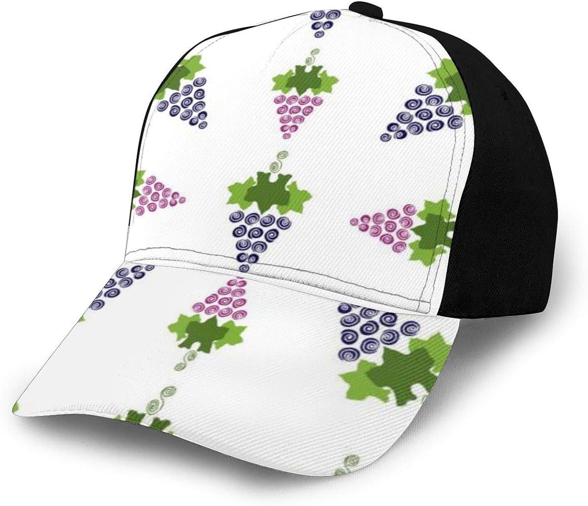 Baseball Caps Vine Grapes Fruit Colors Plain Classic Baseball Cap Dad