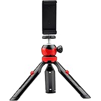 DIGITEK® (DTR-200MT) (18 CM) Portable & Flexible Mini Tripod with Mobile Holder & 360 Degree Ball Head | For Smart…