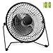 COMLIFE 7.5 Inch Battery Operated or USB Powered Desk Fan, Metal Desktop Personal Fan with 4400mAh Rechargeable Batteries, 2 Speeds and Low Noise, Portable Cooling Fan for Home, Office or Outdoor Use