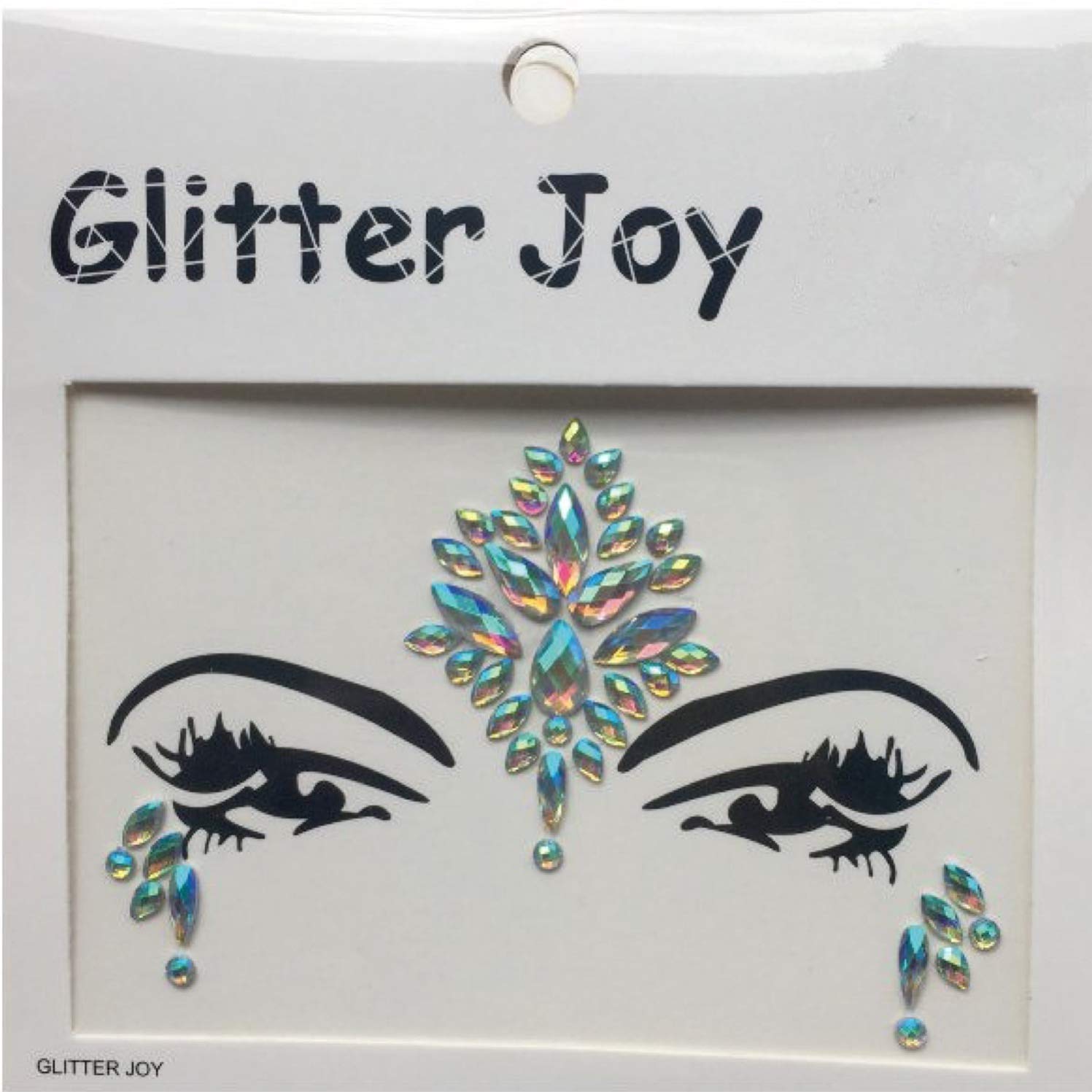 Glitter JoyFace Gems Temporary Tattoo - Jewel Diamante Bindi Fusion Headpiece - Body Jewellery Art (Glitter Joy Face Jewels GJ 27)
