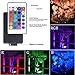 GEROWA Outdoor Security High Powered 100W Waterproof RGB LED Flood Light, Color Changing LED Security Light, 16 Colors & 4 Modes, Remote Control Included, LED Floodlight, Wall Washer Light