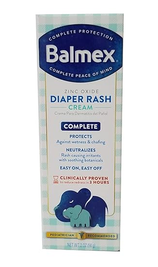 balmex complete protection diaper rash cream