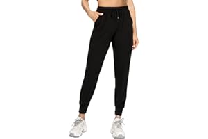 DHSO Sweatpants for Women-Womens Joggers with Pockets Lounge Pants for Yoga Workout Running Black