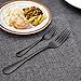WOAIWO-Q 20--Piece Flatware Silverware Set ，Tableware Set ，Dinnerware Set Service for 4 Stainless Steel Cutlery Include Knife Fork Spoon Dishwasher Safe (Black)