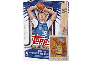 GENERIC 2025-26 TOPPS Basketball Card BLASTER Box w/84 Cards - look for autograph, relics and rookie cards (Cooper Flagg) PLUS BONUS EXCLUSIVE MAGIC JOHNSON PROVISION INSERT CARD - HOBBY REWARDS