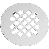 Artiwell 4-1/4” OD Snap-in Shower Drain Cover, Round Shower Drain Strainer Grid, Replacement Cover, Designed for Long-Lasting