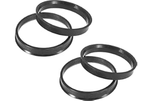 X AUTOHAUX 4pcs Plastic 60.1mm to 66.1mm Car Hub Centric Rings Wheel Bore Center Spacer
