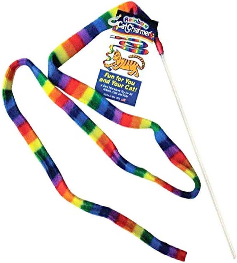 Pet Supplies : Cat Dancer Products Rainbow Cat Charmer : Catnip Toys : 