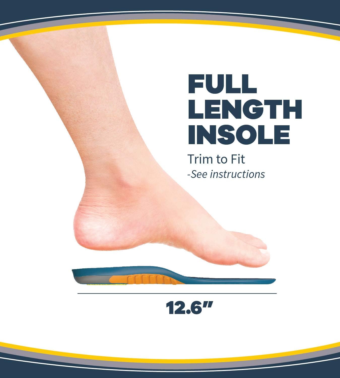Dr. Scholl's HEAVY DUTY SUPPORT Pain Relief Orthotics // Designed for Men over 200lbs with Technology to Distribute Weight and Absorb Shock with Every Step (for Men's 8-14): Health & Personal Care