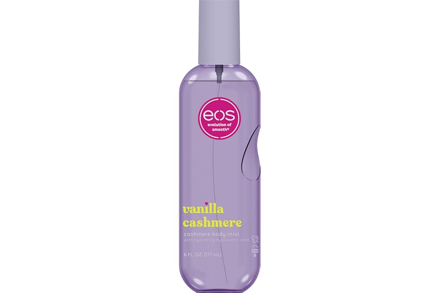 eos Cashmere Body Mist, Vanilla Cashmere, soft musk, cozy caramel, hair mist, body spray for women, moisturizing, hyaluronic acid, body spray, vegan, cruelty-free, 6 fl oz product image