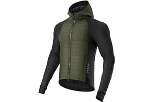 ROCKBROS Cycling Jackets for Men Winter Bike Jackets Windproof Thermal Jacket for Men Cold Weather Cycling Running Hiking