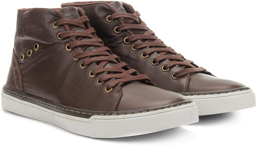 tênis cano curto couro walkabout midnight masculino